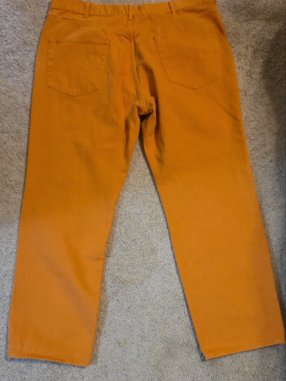 Brooks Brothers Italian Fabric 5-Pocket Chino Pants Orange W40/L30